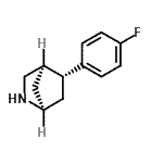 CAS#: 794533-85-0, (1R,4R,5R)-5-(4-Fluorophenyl)-2-azabicyclo[2.2.1]heptane
