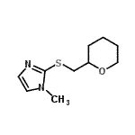 CAS#: 794559-37-8, 1-Methyl-2-[(tetrahydro-2H-pyran-2-ylmethyl)sulfanyl]-1H-imidazole