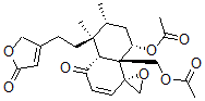 CAS 登录号：79495-91-3， [(1S,3R,4S,4aR,8R,8aR)-8a-(乙酰氧基甲基)-3,4-二甲基-5-氧代-4-[2-(5-氧代-2H-呋喃-3-基)乙基]螺[1,2,3,4a-四氢萘-8,2'-环氧乙烷]-1-基] 乙酸酯