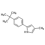 CAS#: 795274-75-8, 4-Methyl-2-[4-(2-methyl-2-propanyl)phenyl]-1H-pyrrole