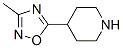 CAS # 795310-41-7, 4-(3-Methyl-1,2,4-Oxadiazol-5-Yl)Piperidine