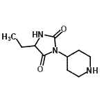 CAS 登录号：795310-49-5， 5-乙基-3-(4-哌啶基)-2,4-咪唑烷二酮