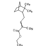 CAS#: 79569-93-0, Ethyl 2-cyano-4-(3,3-dimethylbicyclo[2.2.1]hept-2-yl)-2-butenoate
