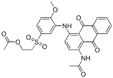 CAS#: 79641-31-9, 2-[3-[(4-Acetamido-9,10-Dioxoanthracen-1-Yl)Amino]-4-Methoxyphenyl]Sulfonylethyl Acetate