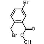 CAS#: 79670-17-0, Methyl 5-bromo-2-(bromomethyl)benzoate