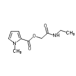 CAS#: 796990-95-9, 2-(Ethylamino)-2-oxoethyl 1-methyl-1H-pyrrole-2-carboxylate