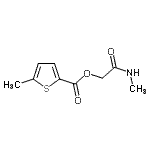 CAS#: 796998-68-0, 2-(Methylamino)-2-oxoethyl 5-methyl-2-thiophenecarboxylate