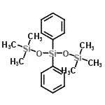 CAS#: 797-77-3, 1,1,1,5,5,5-Hexamethyl-3,3-diphenyltrisiloxane