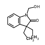 CAS#: 797051-83-3, 3,3-Diethyl-1-(hydroxymethyl)-1,3-dihydro-2H-indol-2-one