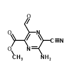 CAS#: 79722-45-5, Methyl 6-amino-5-cyano-3-formyl-2-pyrazinecarboxylate