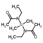 CAS#: 79728-78-2, N,N'-(Dimethylsilanediyl)bis(N-ethylacetamide)