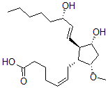 CAS#: 79743-27-4, (Z)-7-[(1R,2R,3R,5S)-3-Hydroxy-2-[(E,3S)-3-Hydroxyoct-1-Enyl]-5-Methoxycyclopentyl]Hept-5-Enoic Acid