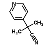 CAS#: 79757-31-6, 2-Methyl-2-(4-pyridinyl)propanenitrile