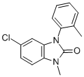 CAS 登录号:79759-72-1, 5-氯-1-甲基-3-(2-甲基苯基)苯并咪唑-2-酮