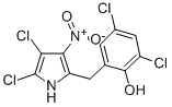 CAS#: 79763-00-1, 2,4-Dichloro-6-[(4,5-Dichloro-3-Nitro-1H-Pyrrol-2-Yl)Methyl]Phenol