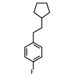 CAS 登录号：797752-67-1， 1-(2-环戊基乙基)-4-氟苯