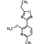 CAS#: 797770-41-3, 3-(5-Ethyl-1,2,4-oxadiazol-3-yl)-2-methoxy-6-methylpyridine