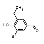 CAS#: 797784-43-1, 3-Bromo-5-ethyl-4-hydroxybenzaldehyde