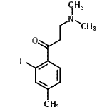 CAS#: 797806-84-9, 3-(Dimethylamino)-1-(2-fluoro-4-methylphenyl)-1-propanone