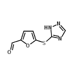 CAS#: 797807-53-5, 5-(1H-1,2,4-Triazol-5-ylsulfanyl)-2-furaldehyde