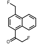 CAS#: 79797-93-6, 2-Fluoro-1-[4-(fluoromethyl)-1-naphthyl]ethanone