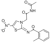 CAS#: 79798-91-7, 3-Acetyl-N-[3-(2-Amino-2-Oxoethyl)-5-Nitro-1,3-Thiazol-2-Ylidene]-2-Methylbenzamide