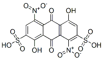 CAS#: 79817-72-4, 1,5-Dihydroxy-4,8-Dinitro-9,10-Dioxoanthracene-2,7-Disulfonic Acid