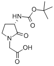 CAS#: 79839-26-2, (S)-(3-N-Boc-Amino-2-Oxo-Pyrrolidin-1-Yl)-Acetic Acid