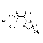 CAS#: 798562-17-1, 2-Methyl-2-propanyl 2-(4,4-dimethyl-4,5-dihydro-1,3-oxazol-2-yl)propanoate