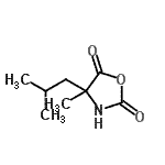 CAS#: 798568-22-6, 4-Isobutyl-4-methyl-1,3-oxazolidine-2,5-dione