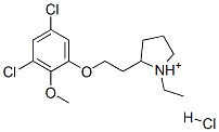 CAS#: 79893-50-8, (+)-2-[2-(3,5-Dichloro-2-Methoxyphenoxy)Ethyl]-1-Ethylpyrrolidinium Hydrochloride