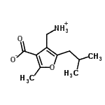 CAS#: 799264-70-3, 4-(Aminomethyl)-5-isobutyl-2-methyl-3-furoic acid