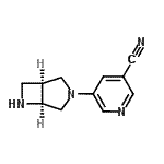 CAS#: 799279-93-9, 5-[(1S,5S)-3,6-Diazabicyclo[3.2.0]hept-3-yl]nicotinonitrile