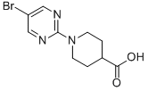 CAS#: 799283-92-4, 1-(5-Bromo-2-Pyrimidinyl)-4-Piperidinecarboxylic Acid