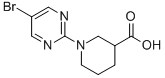 CAS#: 799283-93-5, 1-(5-Bromopyrimidin-2-Yl)Piperidine-3-Carboxylic Acid