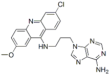 CAS#: 79953-24-5, N-[3-(6-Aminopurin-9-Yl)Propyl]-6-Chloro-2-Methoxy-Acridin-9-Amine