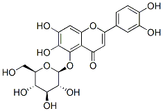 CAS 登录号：80007-06-3， 2-(3,4-二羟基苯基)-5-(beta-D-吡喃葡萄糖基氧基)-6,7-二羟基-4H-1-苯并吡喃-4-酮