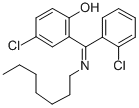 CAS#: 80018-12-8, 2-(Heptylimino-(2-Chlorophenyl)Methyl)-4-Chlorophenol