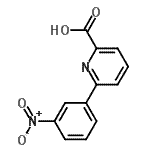 CAS 登录号：80021-34-7， 6-(3-硝基苯基)-2-吡啶羧酸