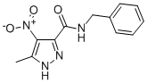 CAS#: 80030-79-1, 5-Methyl-4-Nitro-N-(Phenylmethyl)-1H-Pyrazole-3-Carboxamide