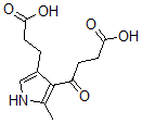 CAS 登录号：80037-86-1， 4-[4-(2-羧基乙基)-2-甲基-1H-吡咯-3-基]-4-氧代丁酸