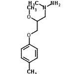 CAS#: 800378-71-6, 1-[2-Methoxy-3-(4-methylphenoxy)propyl]-1-methylhydrazine
