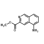 CAS#: 80066-70-2, Methyl 5-amino-3-isoquinolinecarboxylate