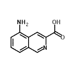 CAS#: 80066-71-3, 5-Amino-3-isoquinolinecarboxylic acid