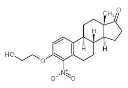 CAS 登录号：80082-66-2， (8S,9S,13S,14S)-3-(2-羟基乙氧基)-13-甲基-4-硝基-7,8,9,11,12,14,15,16-八氢-6H-环戊烯并[a]菲-17-酮