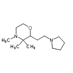 CAS#: 801152-66-9, 3,3,4-Trimethyl-2-[2-(1-pyrrolidinyl)ethyl]morpholine