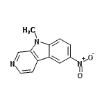 CAS#: 801153-90-2, 9-Methyl-6-nitro-9H-beta-carboline