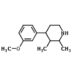 CAS#: 801160-46-3, 4-(3-Methoxyphenyl)-2,3-dimethylpiperidine
