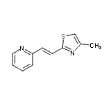 CAS#: 801162-58-3, 2-[(E)-2-(4-Methyl-1,3-thiazol-2-yl)vinyl]pyridine