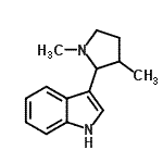 CAS#: 801175-13-3, 3-(1,3-Dimethyl-2-pyrrolidinyl)-1H-indole